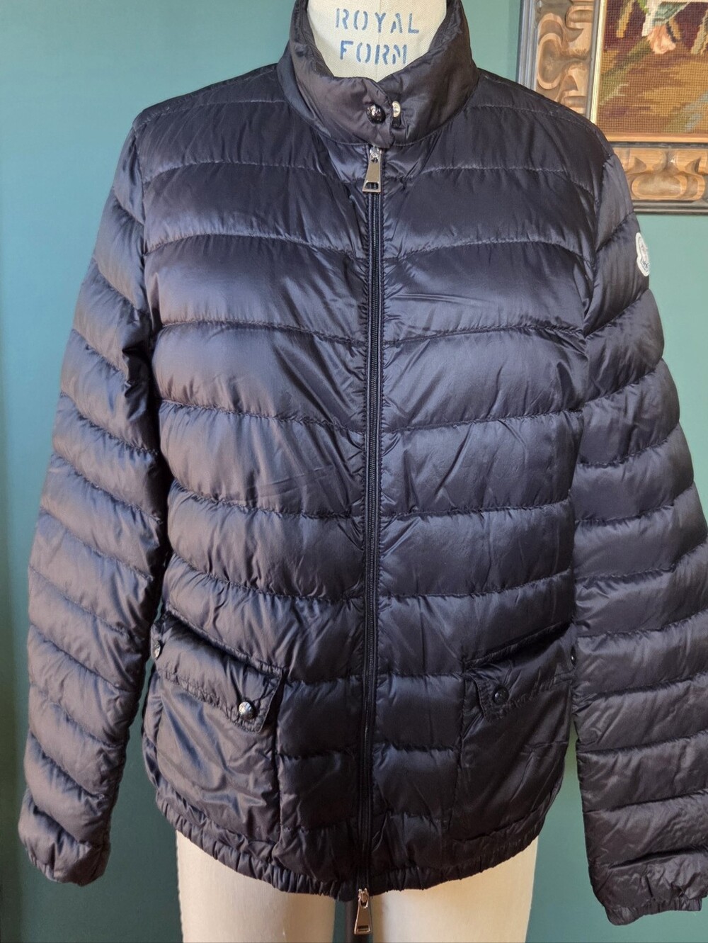 Moncler Lightweight Black Puffer Jacket - Women